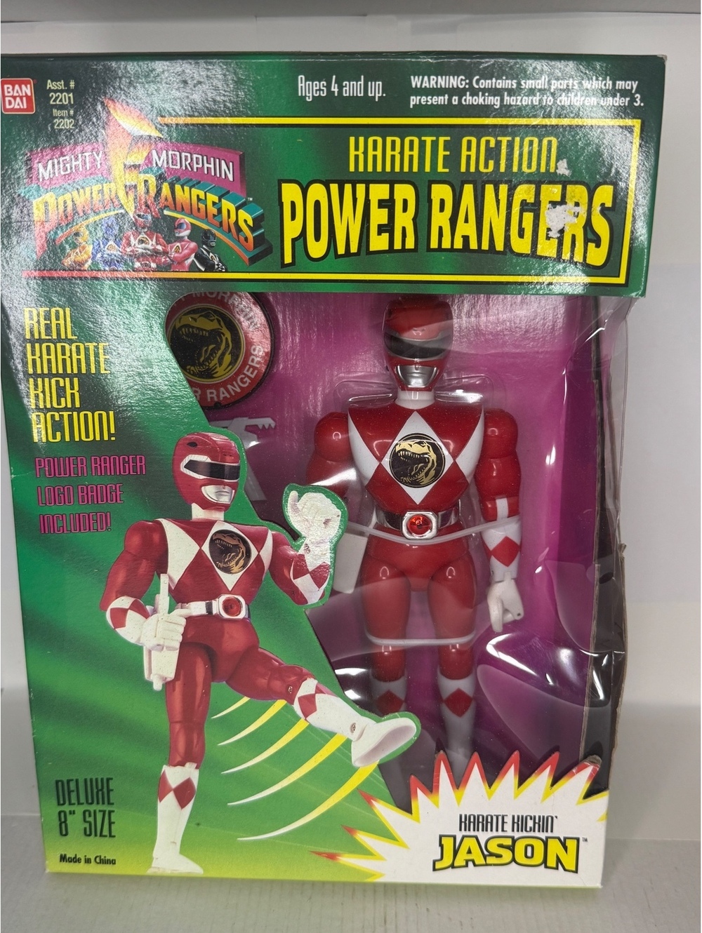 Mighty Morphin Power Rangers Karate Action Jason figure